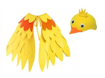 КУРИНАЯ ШЛЯПА, ЖЕЛТЫЙ КУРИНЫЙ НАРЯД