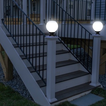 4X4 ZAŚLEPKI NA SŁUPKI LAMPY SŁONECZNE ZEWNĘTRZNE SŁUPKI SŁONECZNE