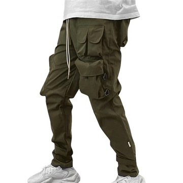 Joggers Cargo Pants for Men Casual Hip Hop Hit Col