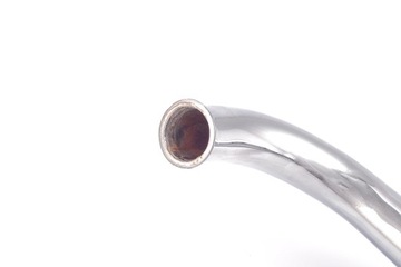 Выхлопное колено, глушитель, коллектор, Romet Ogar 205, 2-скоростной, хром