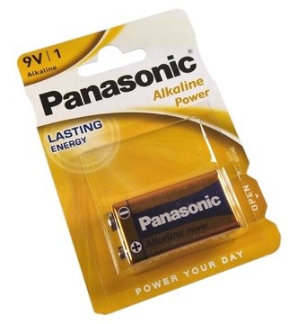 Bateria alkaiczna 9V 6LR61 Panasonic