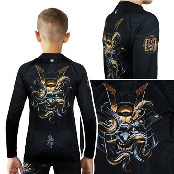 Koszulka Rashguard dziecięcy Ground Game Oni Samurai r. 140 cm
