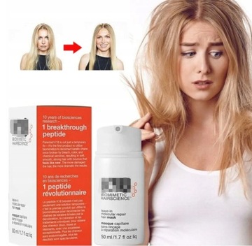 50ml Leave-In Molecular Repair Hair Mask Damage Restore Soft hair Deep