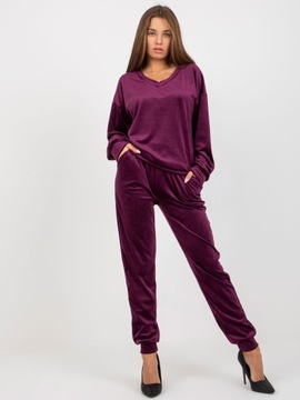 Спортивный костюм ЖЕНСКИЙ ВЕЛОР F565 светло-коричневый S/M