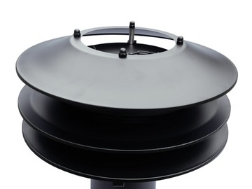 POLMAR REGULATOR CIĄGU KOMINOWEGO SMARTFLOW RC14 CZARNY EKOPROJEKT