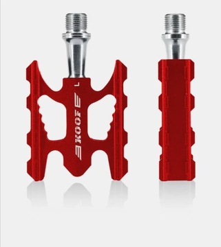 LUNJE Bicycle Pedal Aluminum Alloy Du Bearing MTB Bicycle Pedals for