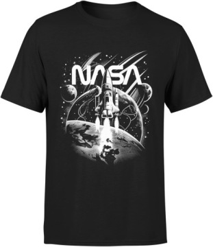 NASA KOSMOS KOSZULKA MĘSKA Z NADRUKIEM ASTRONAUTA T-SHIRT MĘSKI TSHIRT
