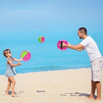 PIŁKA DO WIOSŁA NA ŚWIEŻYM POWIETRZU GRA SPORTOWA W RZUCANIU 4 PCS