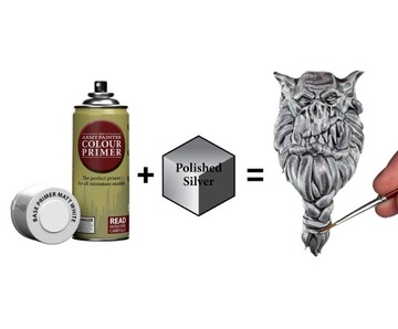 ARMY PAINTER SpeedPAINT METALLIC 2.0: ПОЛИРОВАННОЕ СЕРЕБРО