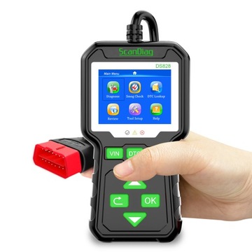 Диагностический интерфейс ALL CARS POLISH OBD2 зеленый