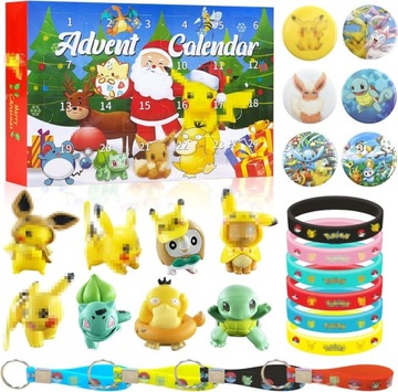 Kalendarz adwentowy pokemon zabawki