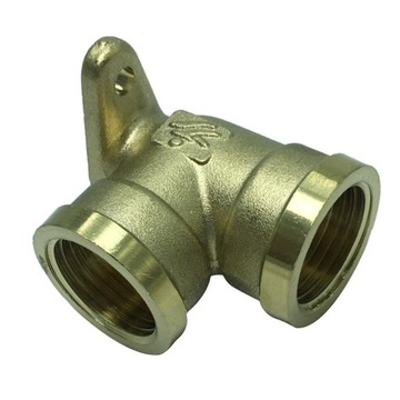 Adapter żeński podwójny kolankowy 90°, męski/żeński, wodny