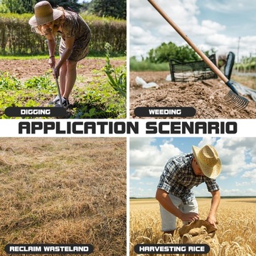 Садовый культиватор - прочная сталь, без ручки.