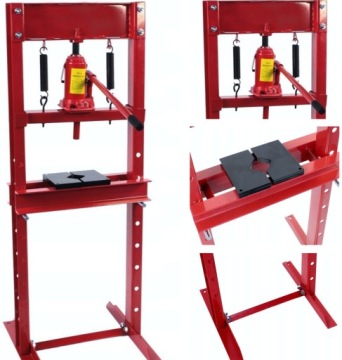 Prasa HYDRAULICZNA 12 TON 12T+ PRYZMY MOCNA PROFIL
