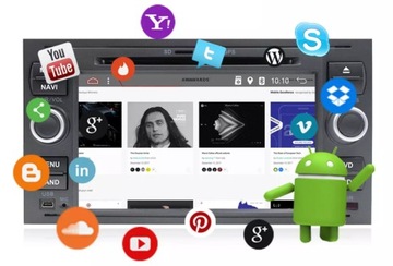 РАДИО АНДРОИД FORD MONDEO FOCUS C-MAX KUGA GALAXY