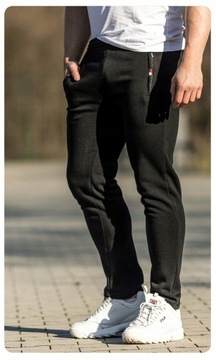 СПОРТИВНЫЕ БРЮКИ ВЕСЕННИЕ СПОРТИВНЫЕ БРЮКИ ЛЕГКИЕ, УДОБНЫЕ НА КАЖДЫЙ ДЕНЬ №1 ЧЕРНЫЕ - XL