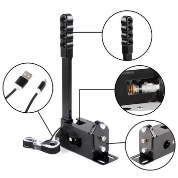 USB-бита ручного тормоза для компьютера Logitech Thrustmaster