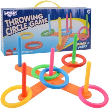 GRA ZRĘCZNOŚCIOWA SERSO FUN CIRCLE GAME RZUT OBRĘCZAMI DO CELU WOOPIE