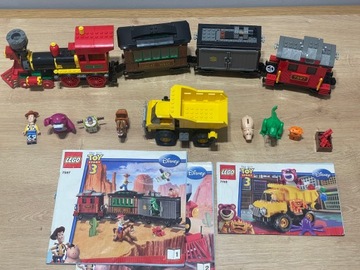 LEGO Toy Story 7597 Pociąg + 7789 Wywrotka Lotso