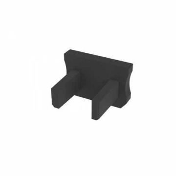 Боковая заглушка черная для алюминиевых профилей типа X LUMINES - без отверстия