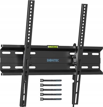 BONTEC UCHWYT TELEWIZOR ULTRA CIENKI CZARNY ŚCIENNY23 -55CALI DO 45KG