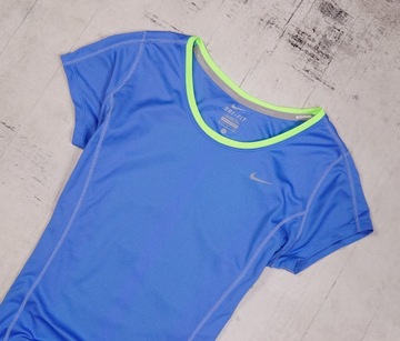 NIKE DRI-FIT RUNNING _ KOSZULKA TERMO _ T-SHIRT _ S _WOMEN _ 100% POLIESTER