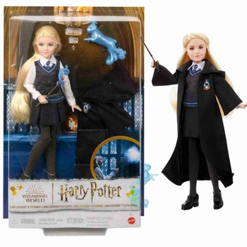 MATTEL HARRY POTTER LALKA LUNA LOVEGOD I PATRONUS RÓŻDŻKA + Akcesoria