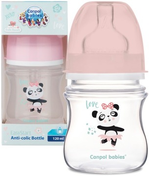 CANPOL BUTELKA ANTYKOLKOWA 120 ML EXOTIC ANIMALS