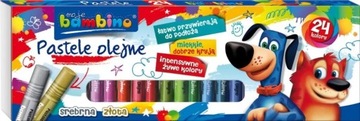 Pastele olejne BAMBINO 24 kolory