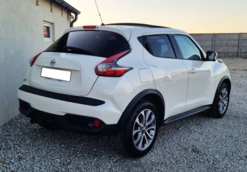 Nissan Juke I SUV Facelifting DIG-T 115KM 2014 Nissan Juke Lift SLICZNY 1.2 Benzyna NAJBOGATSZY Niski Przebieg 2014 WHITE, zdjęcie 3