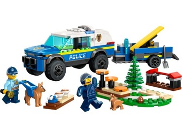 LEGO 60369 CITY Szkolenie psów policyjnych w terenie policja radiowóz 197el
