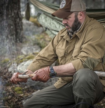 Helikon WOODSMAN Рубашка Coyote/Taiga Green XXXL
