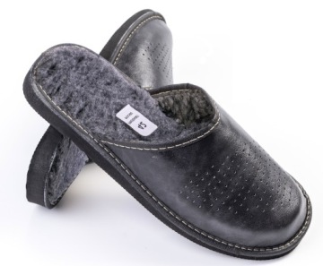 MENSIONAL SANDALS HEATED PANTOFLE Slippers HOME Slippers Grey MAXIMUS р. 43