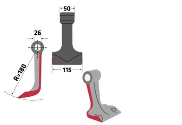 Перфоратор RM-46 для Kuhn RM BNU BNG BK BC RMS 6061699