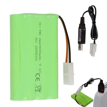AKUMULATOR PAKIET NIMH 9,6V 2400MAH BATERIA DUŻA