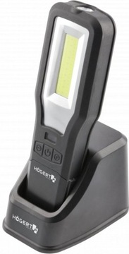 HOGERT LAMPA WARSZTATOWA Z BAZĄ USB LED LATARKA ŁADOWANA AKUMULATOROWA
