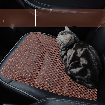 ПОДУШКА АВТОКРЕСЛА С ДЕРЕВЯННЫМИ БУСАМИ АВТОЧЕХЛЫ