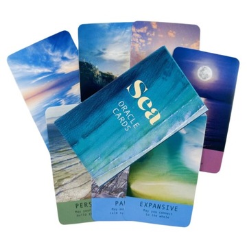 Karty Wyroczni Morskiej Duszy Talia 48 angielskich wizji wróżbiarskich Borad Ga