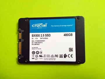 Твердотельный накопитель Crucial BX500 480 ГБ SATA3 2,5 540/500 МБ/с