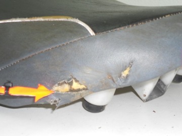 YAMAHA FJR 1300 СИДЕНИЕ ПАССАЖИРСКОЕ СИДЕНИЕ ОРИГИНАЛ