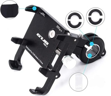 АЛЮМИНИЕВОЕ КРЕПЛЕНИЕ ДЛЯ ВЕЛОСИПЕДА ДЛЯ ТЕЛЕФОНА GUB PRO 2