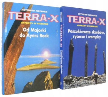 2 x TERRA X WYPRAWY W NIEZNANE Kirchner TWARDE BDB