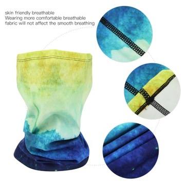 WHEEL UP Защитная маска для лица Шарф Капюшон Шейный платок Цифровая балаклава с