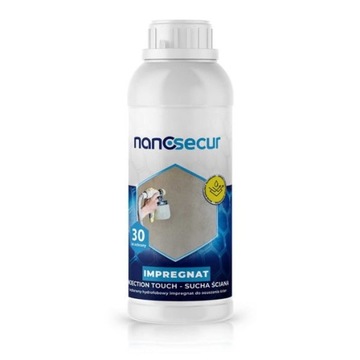 NANOSECUR INJECTION TOUCH preparat do osuszania murów i ścian 1 Litr