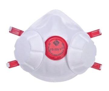 Маска FS 33V F FFP3 RD Полумаска от радиоактивной пыли