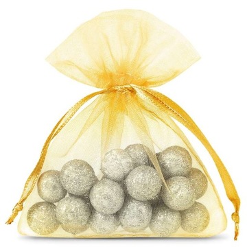 СУМКИ из органзы Сумка из органзы 10х13 - 10 шт. БЕЛАЯ для причастия на свадьбу.