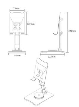 Подставка, подставка для планшета, регулируемая подставка для телефона, алюминиевый стол + БЕСПЛАТНО