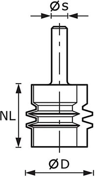 Фреза для микрошвов FESTOOL HW S8 D34/NL32 491034