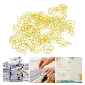 Скрепки для бумаги 45 ЗОЛОТО