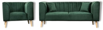Zestaw wypoczynkowy Elisa sofa i fotel kolory